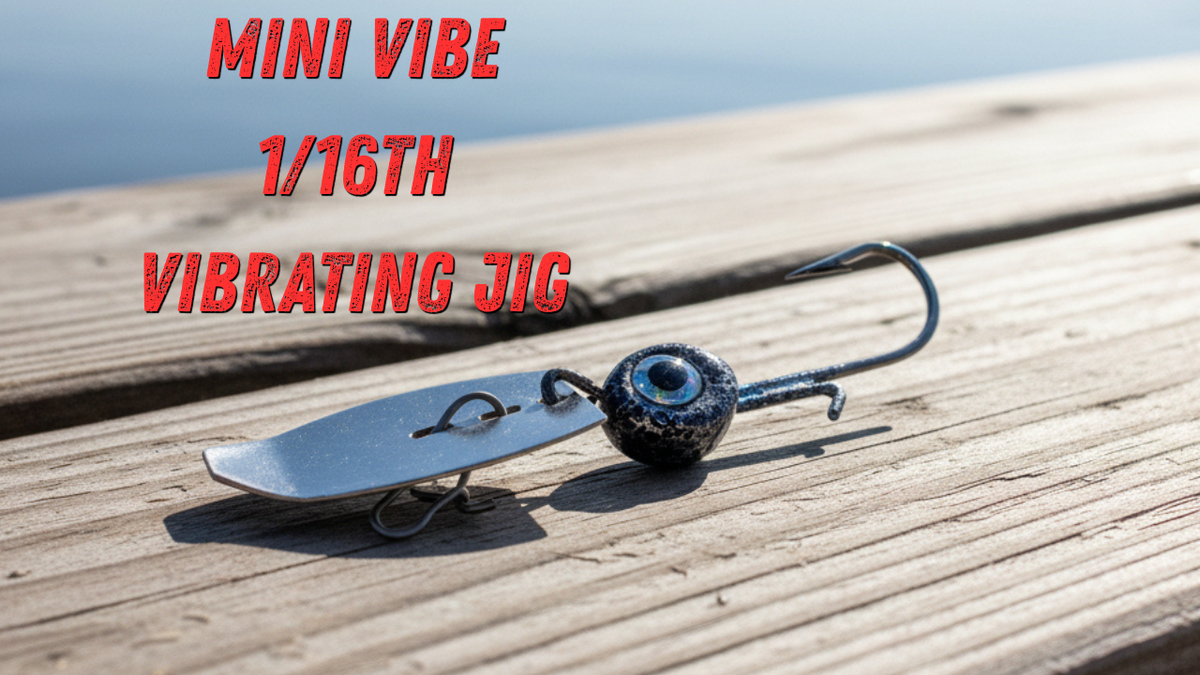 Mini Vibe micro vibrating jig for crappie fishing