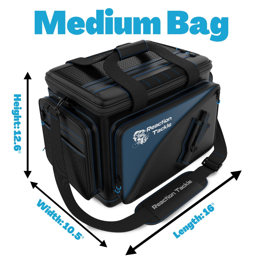 Reaction Tackle Waterproof Fishing Tackle Bags – 4 Sizes