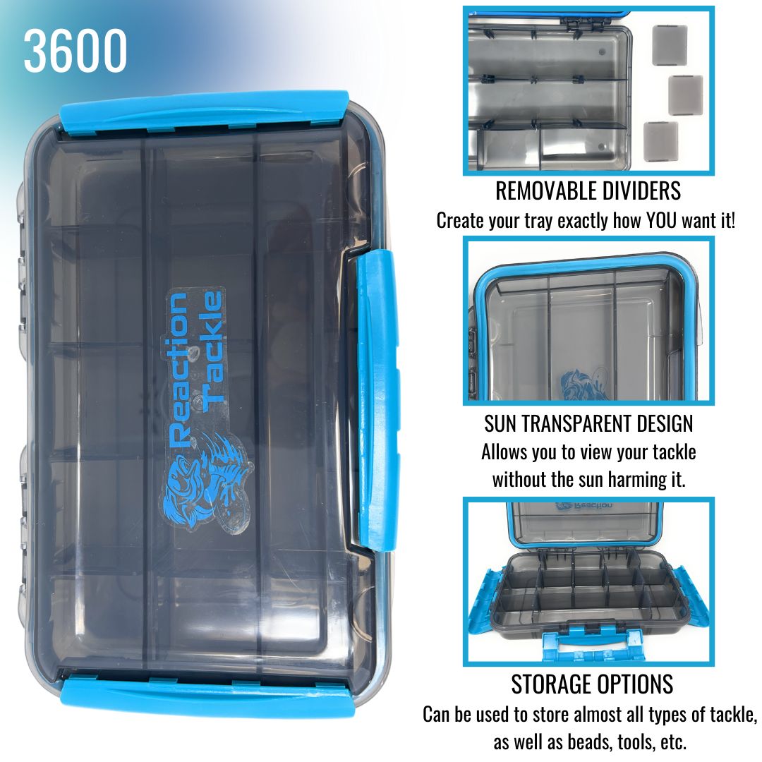 Reaction Tackle Premium Waterproof Tackle Tray