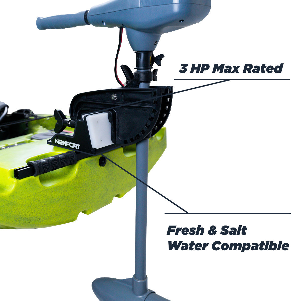 Newport Transom Motor Mount for Kayaks