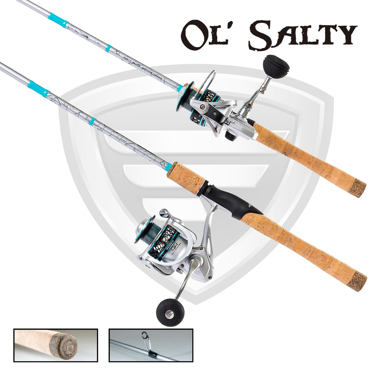 favorite fishing ol salty saltwater spinning combo