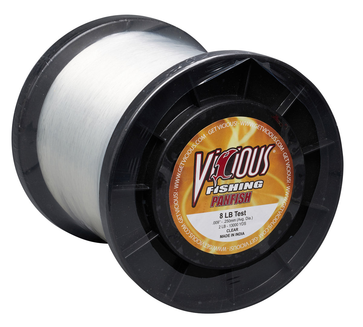 Vicious Panfish 10 lb clear monofilament fishing line