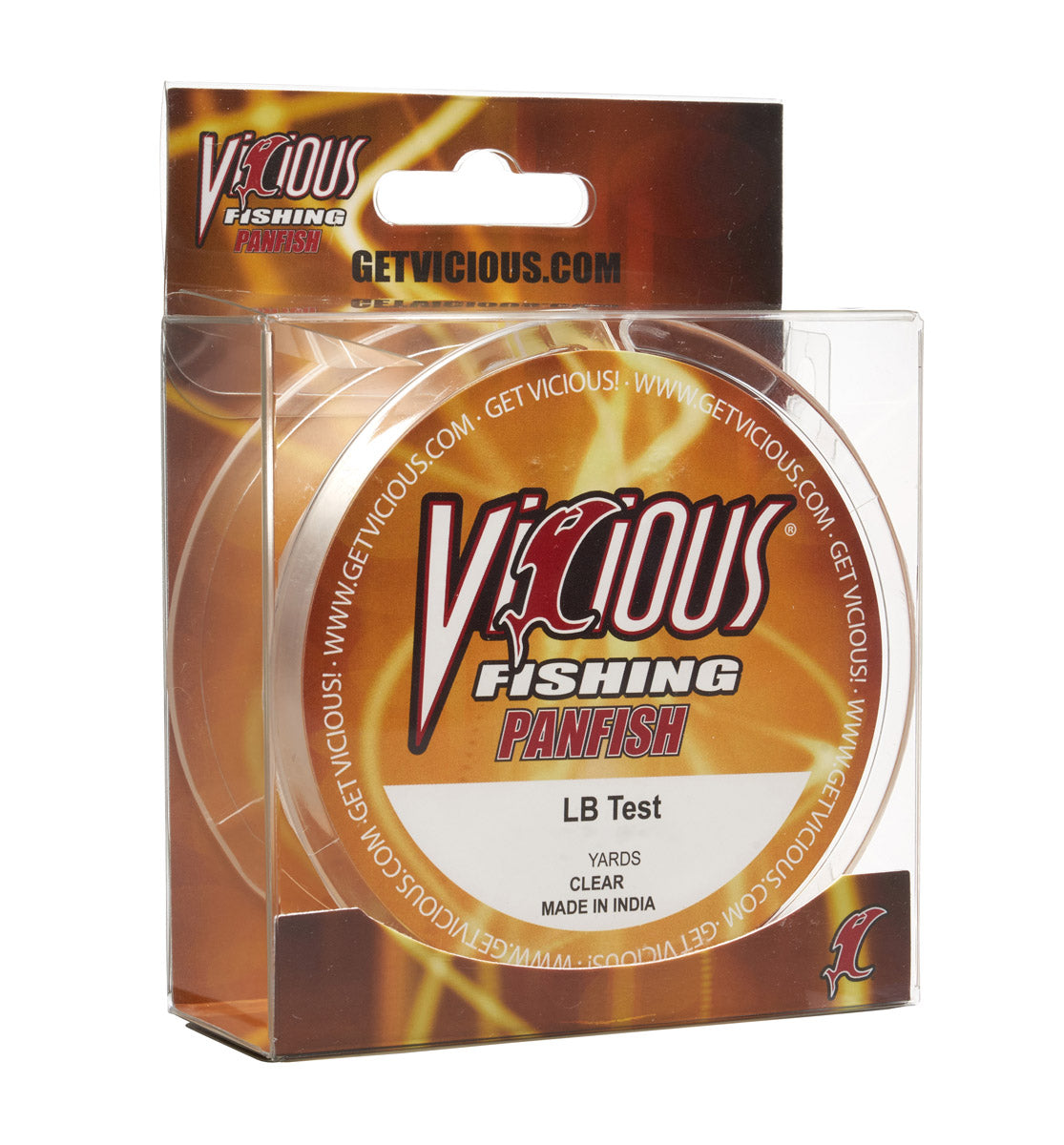 Vicious Panfish 10 lb clear monofilament fishing line