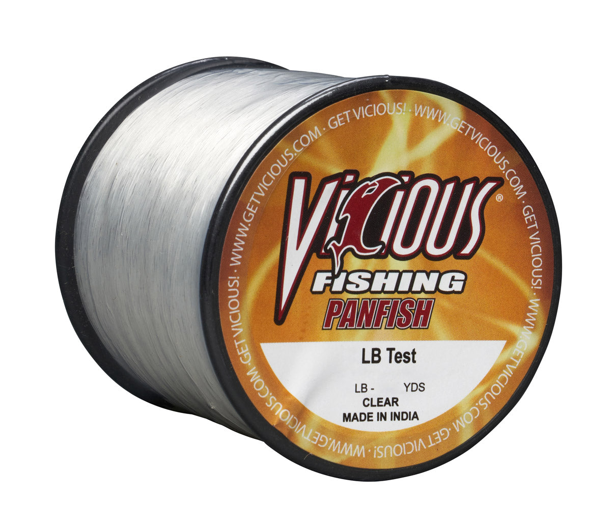 Vicious Panfish 4 lb clear monofilament fishing line