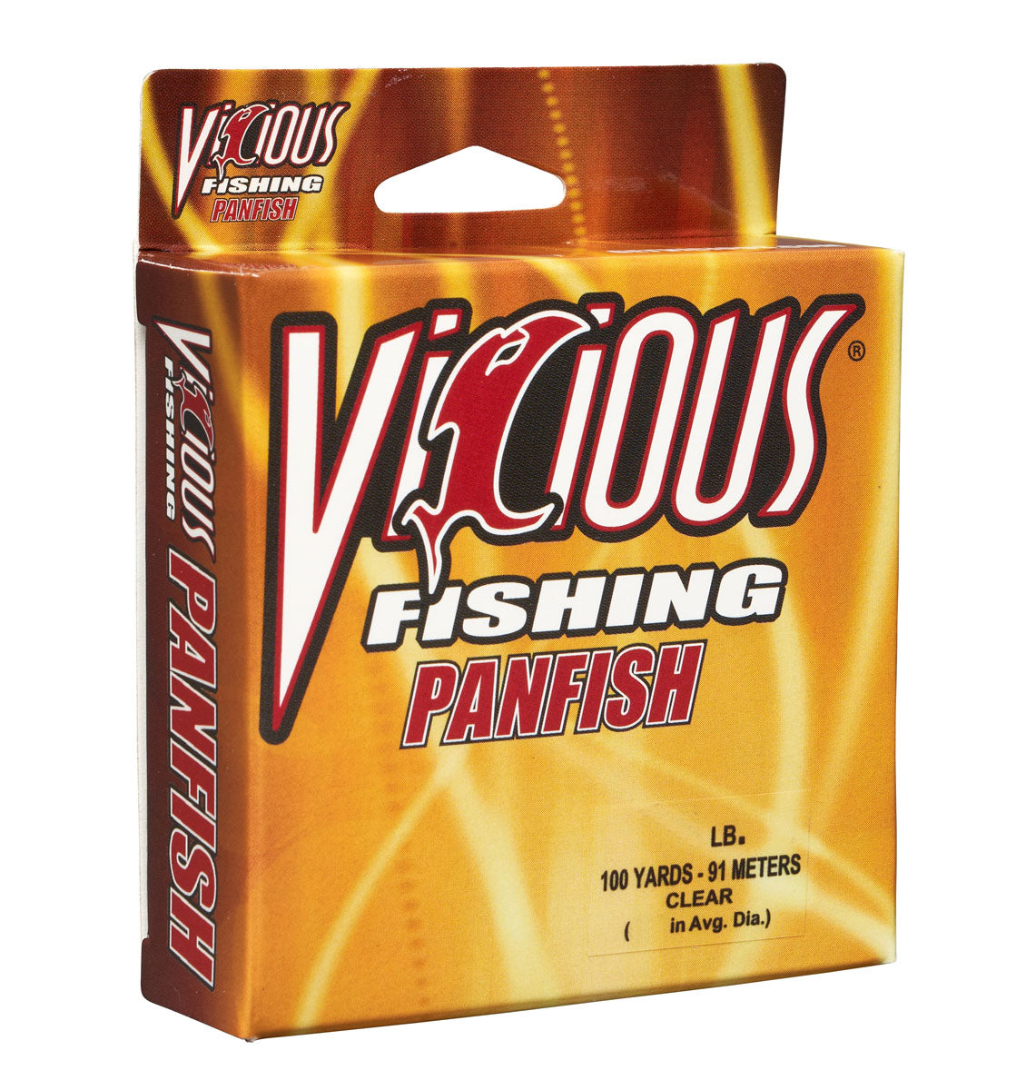 Vicious Panfish 10 lb clear monofilament fishing line