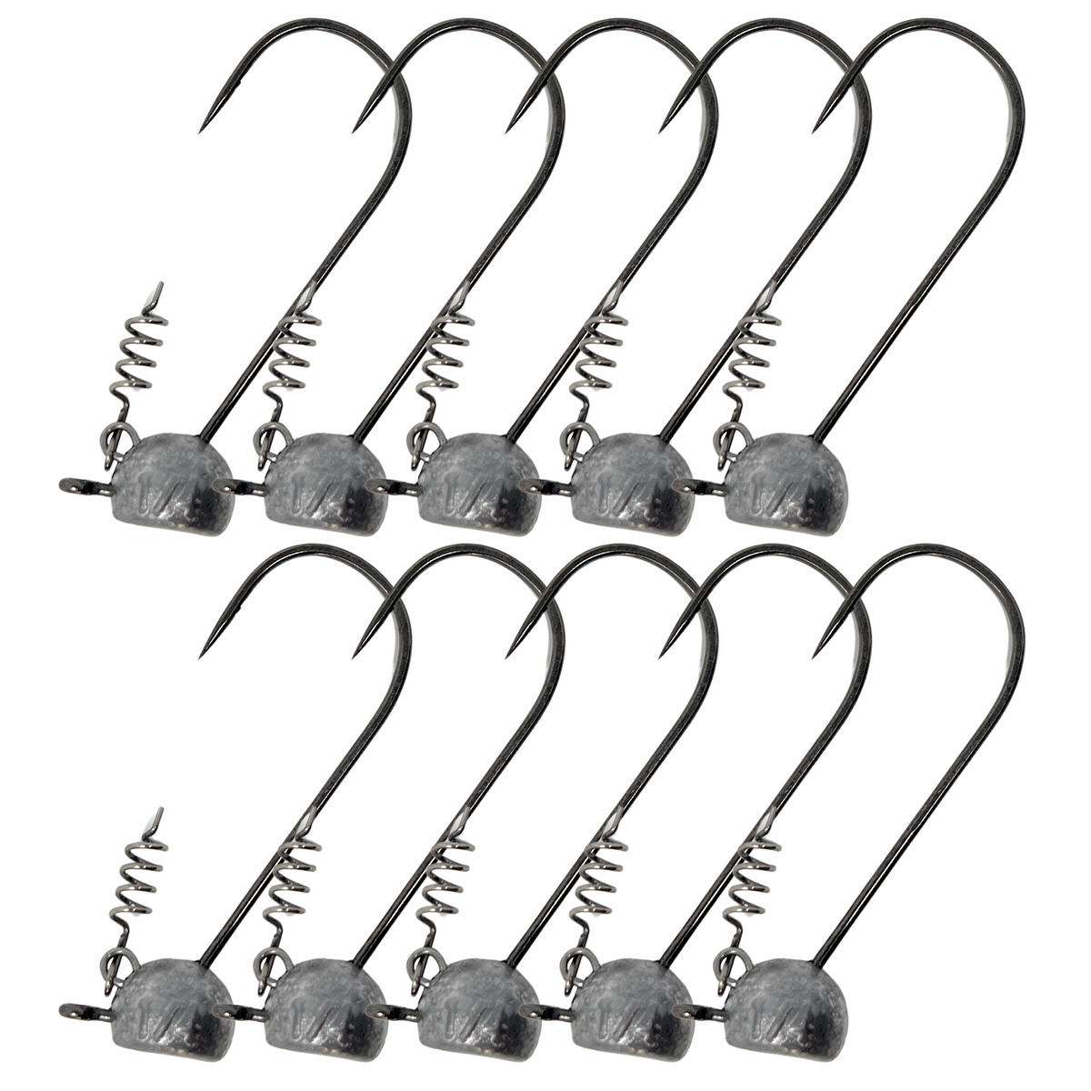 Reaction Tackle Lead Stand Up Shaky Head Jigs – 10 Pack