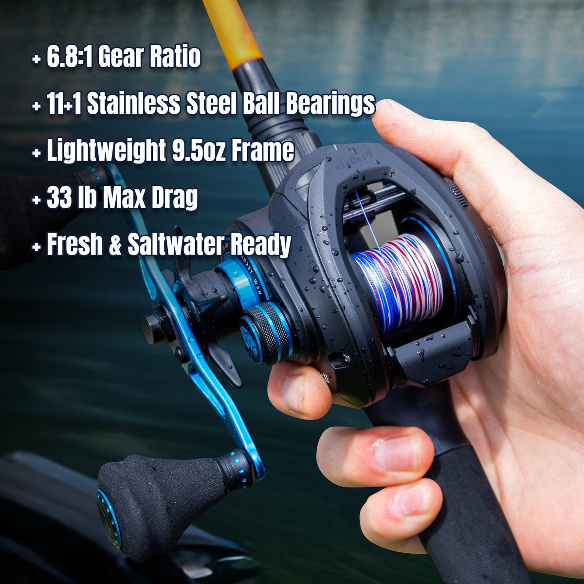 Reaction Tackle ProSpin Baitcasting Reel