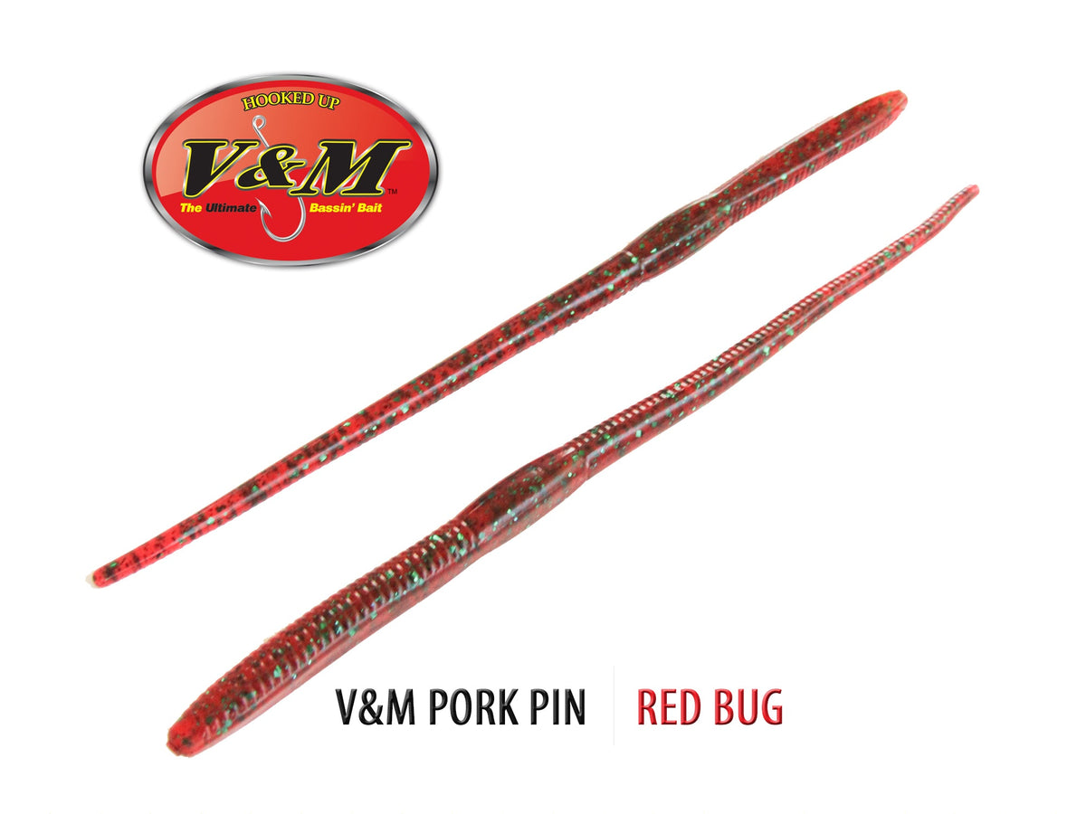 V & M Baits Pork Pin Finesse Worm
