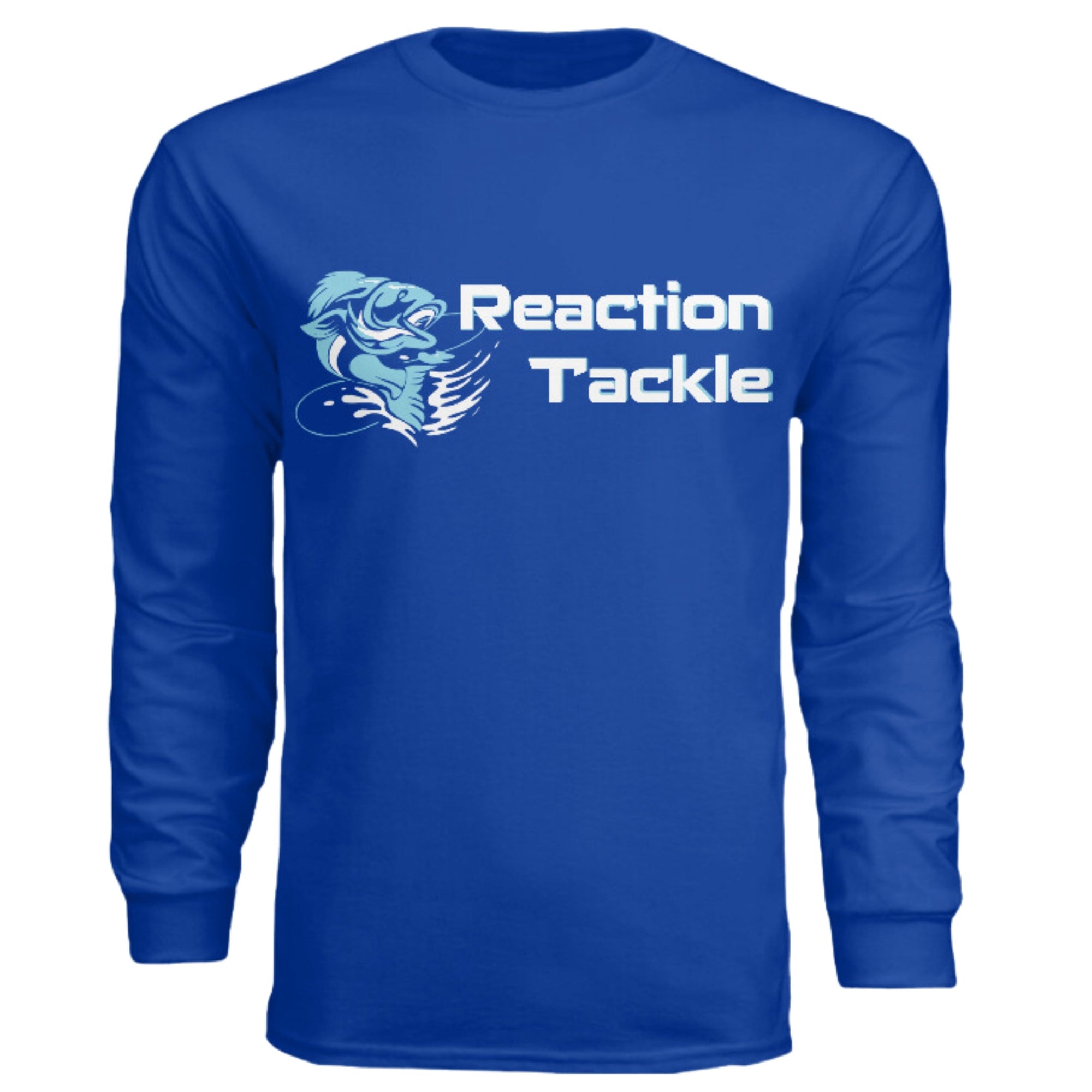 Preshrunk cotton long sleeve tee with reinforced stitching