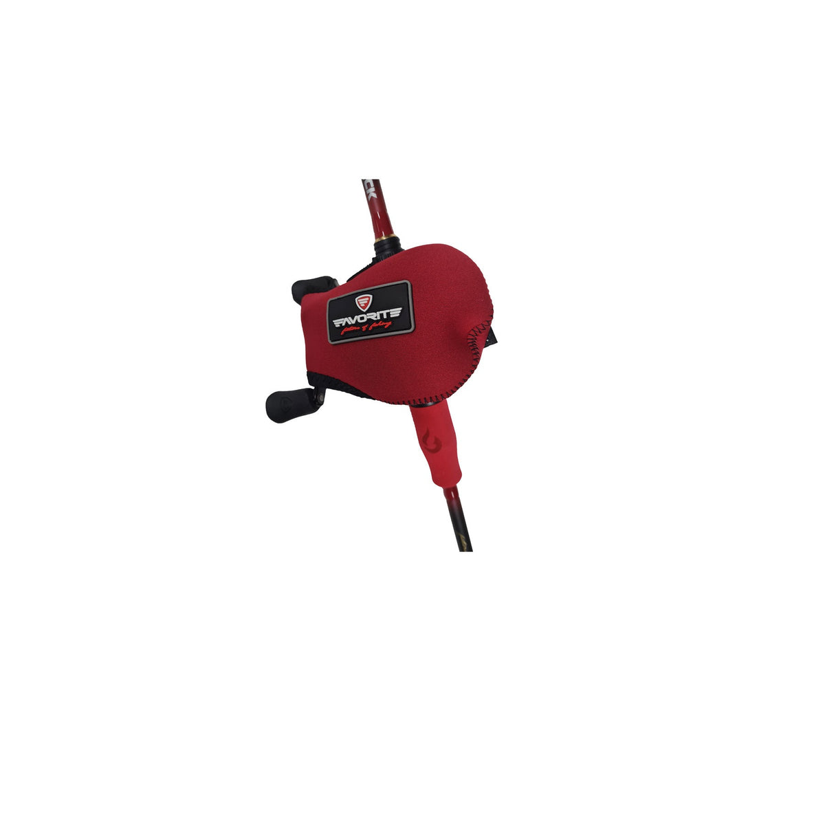 Red and black tool with a visible brand logo on a white background