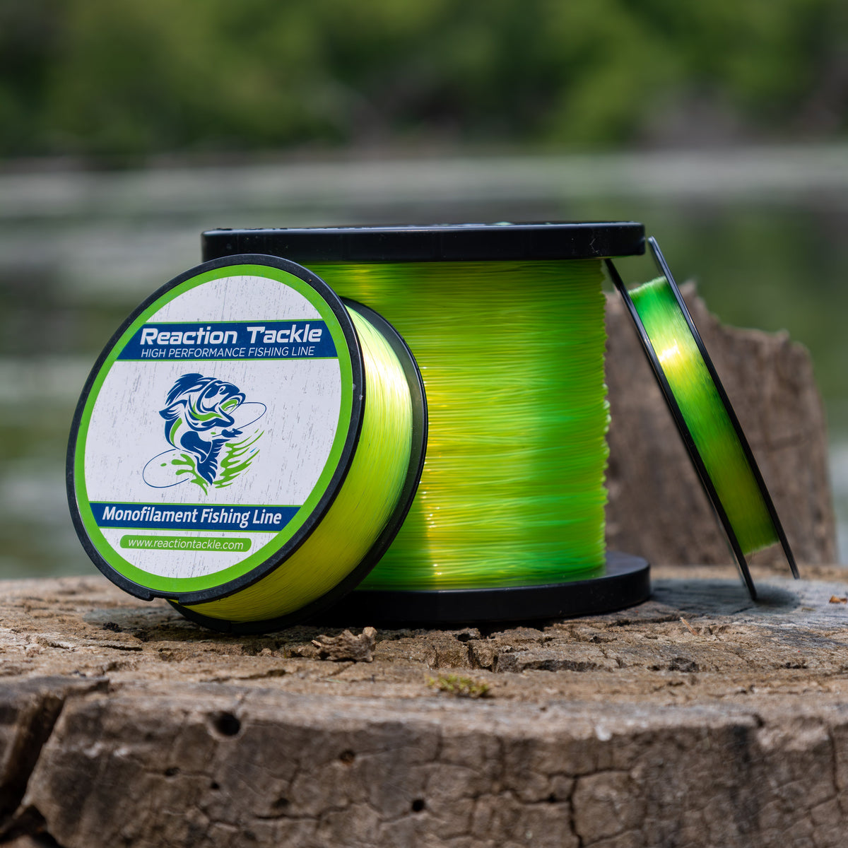 Reaction Tackle Nylon Monofilament Fishing Line – Ultra Low Memory Mono