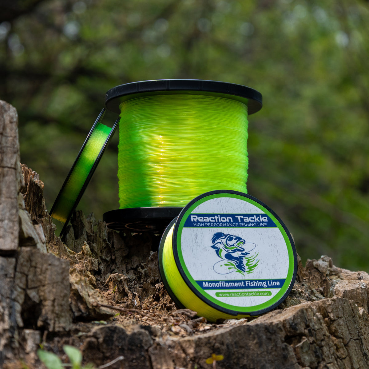 Reaction Tackle Nylon Monofilament Fishing Line – Ultra Low Memory Mono