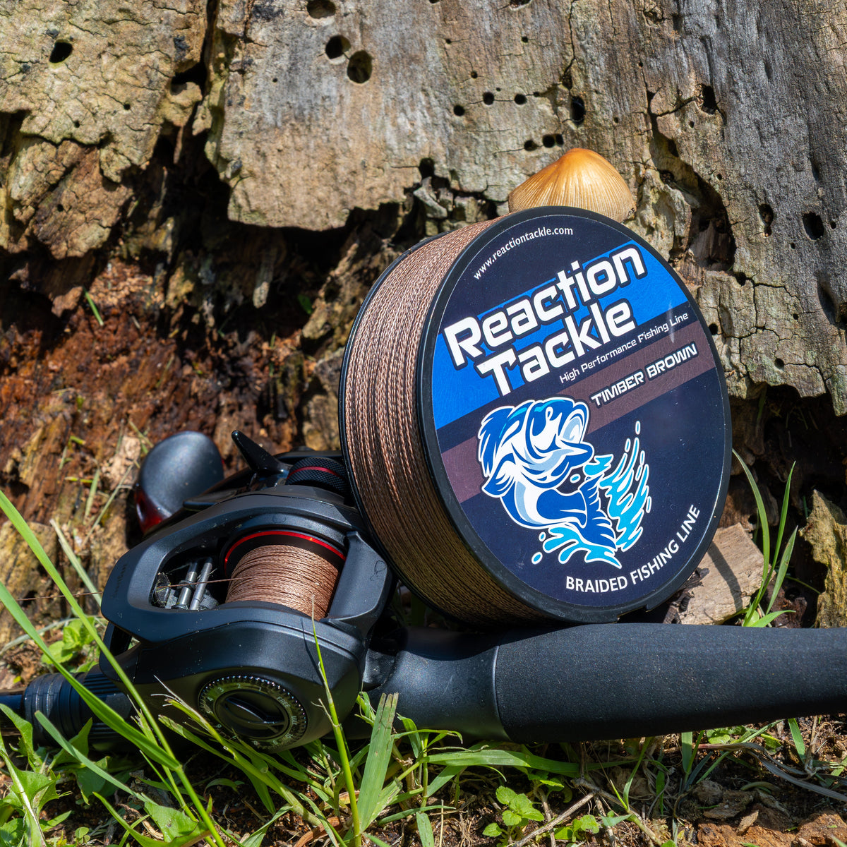 Reaction Tackle Braided Fishing Line – Timber Brown