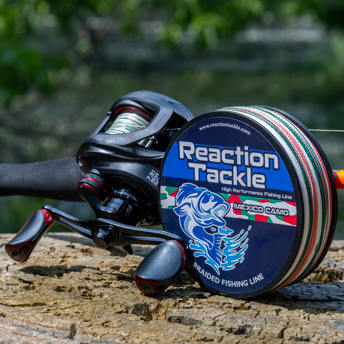 Reaction Tackle Braided Fishing Line – Mexico Camo