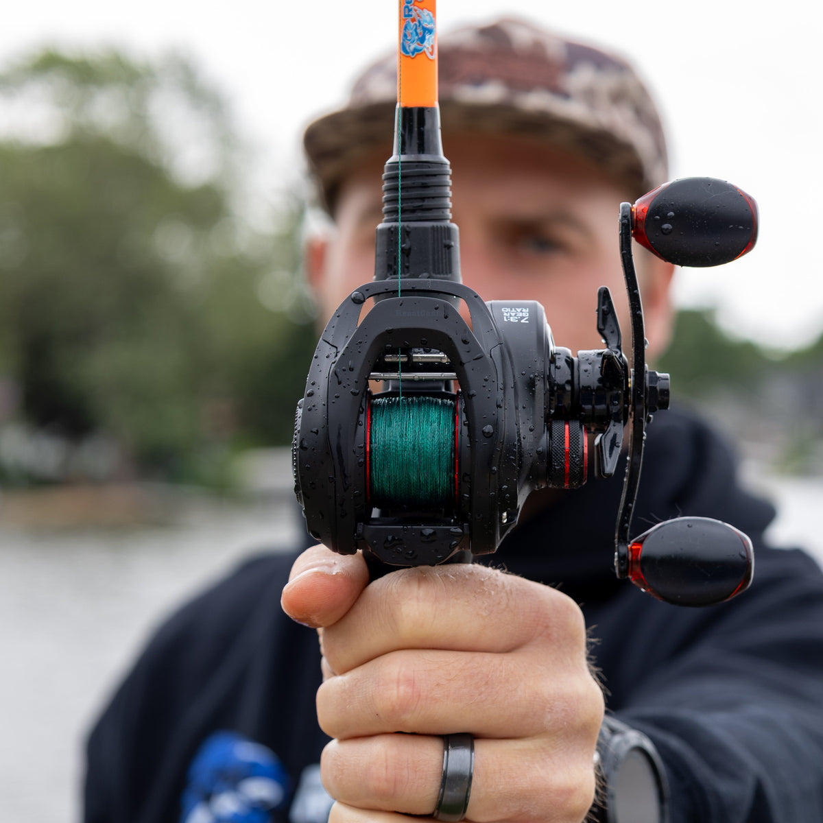 Reaction Tackle Braided Fishing Line – NO FADE Moss Green