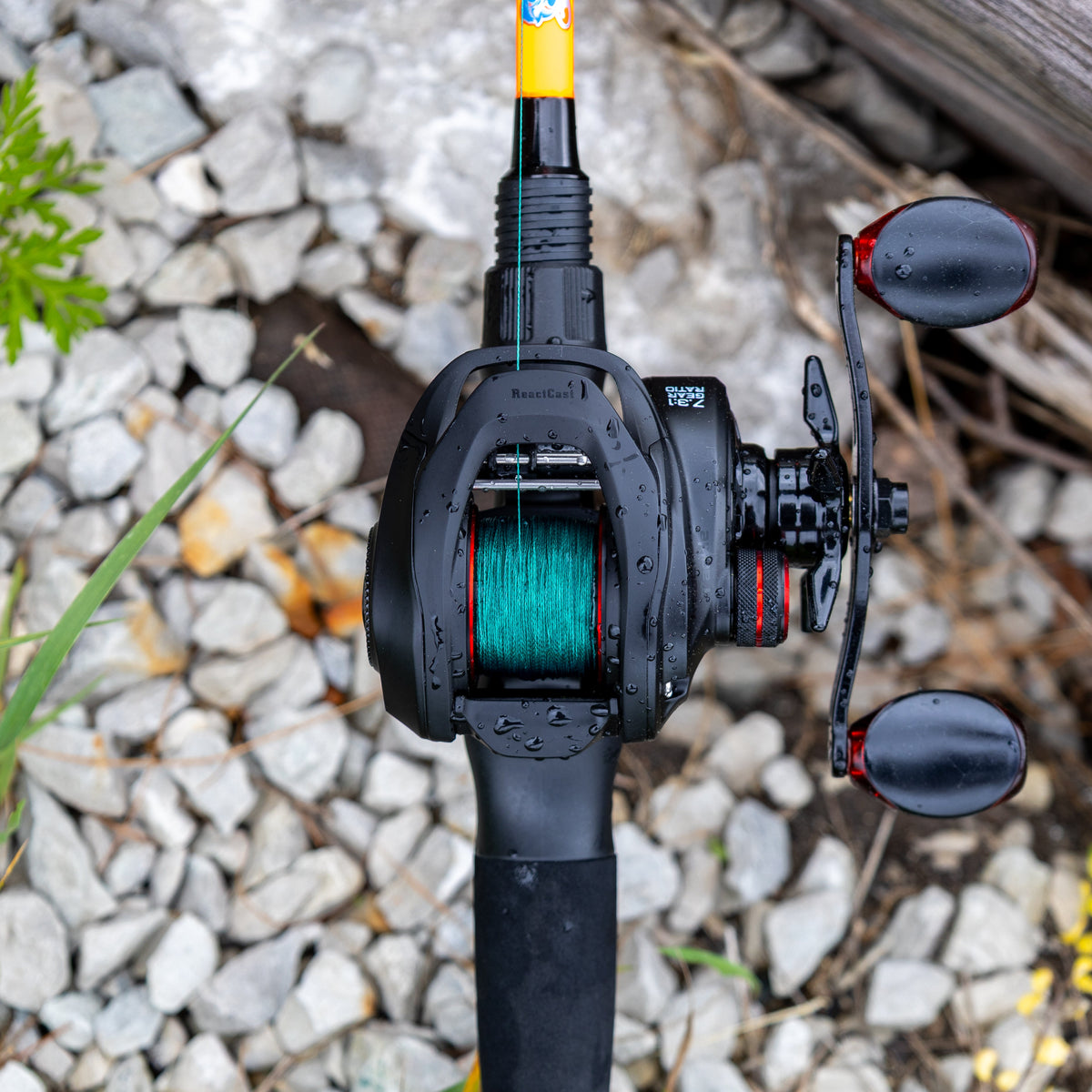 Reaction Tackle Braided Fishing Line – NO FADE Moss Green