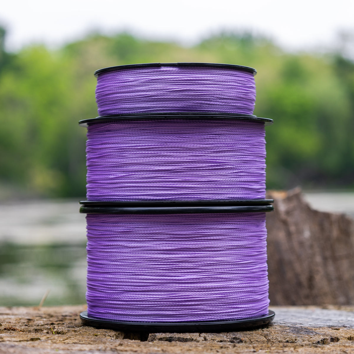 Reaction Tackle Braided Fishing Line – Purple