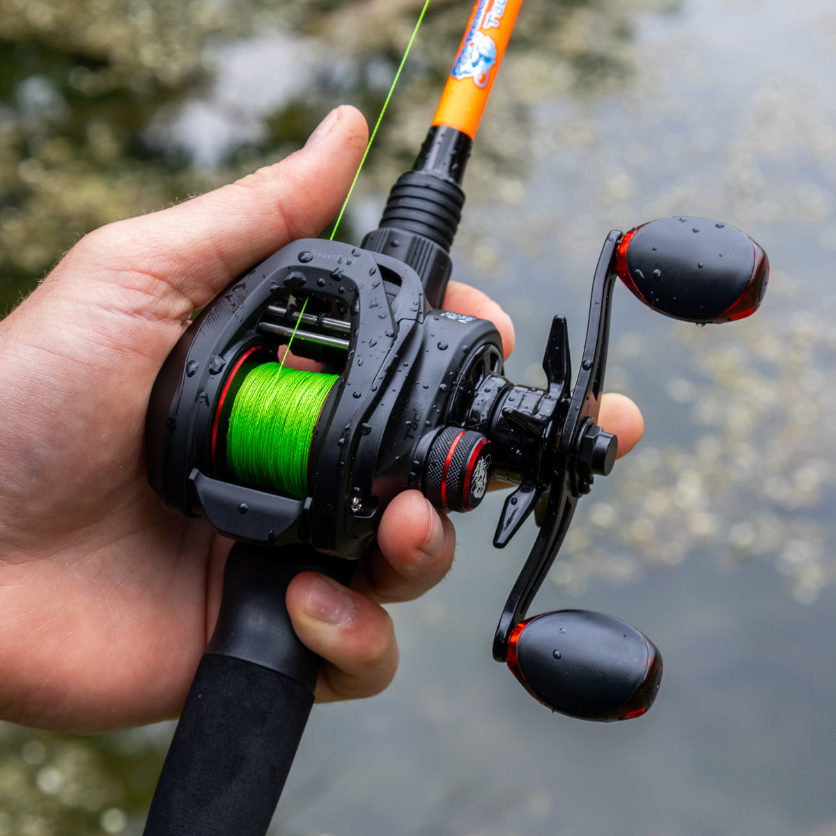 Reaction Tackle Braided Fishing Line – NO FADE Hi-Vis Green