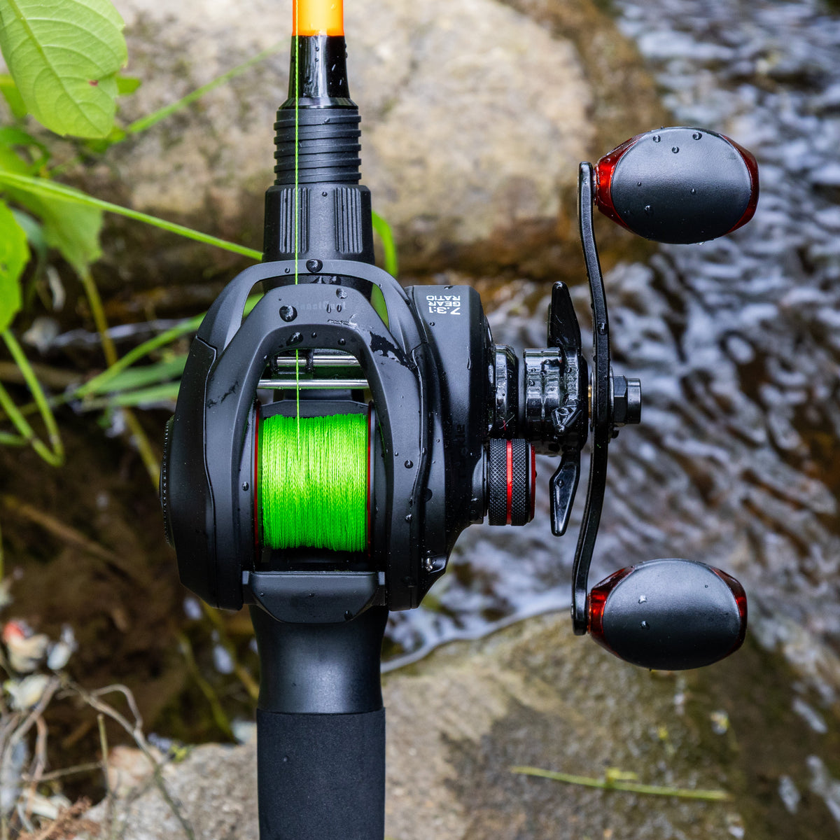 Reaction Tackle Braided Fishing Line – NO FADE Hi-Vis Green