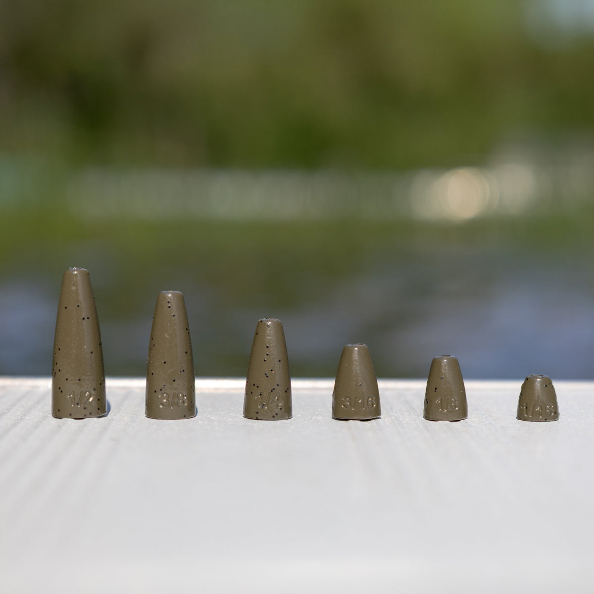 Reaction Tackle Lead Worm Weights (25-Pack)
