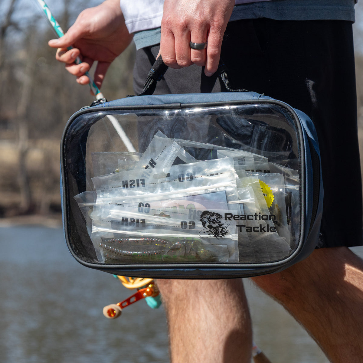 Reaction Tackle Clear Bait Binder &amp; Tackle Storage
