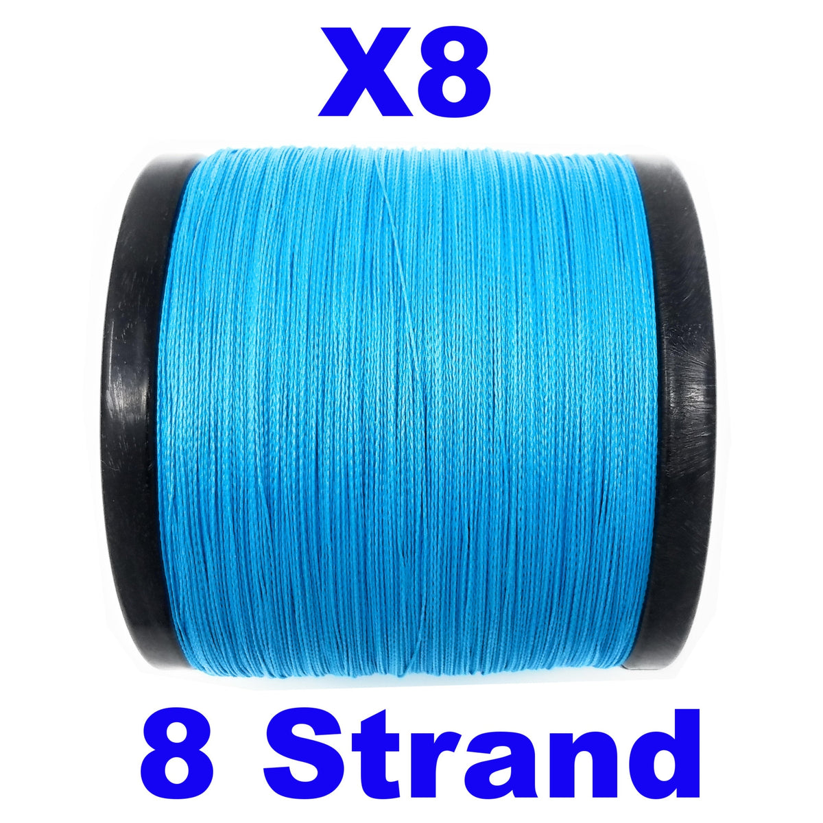 Reaction Tackle X8 Braided Fishing Line – Sea Blue