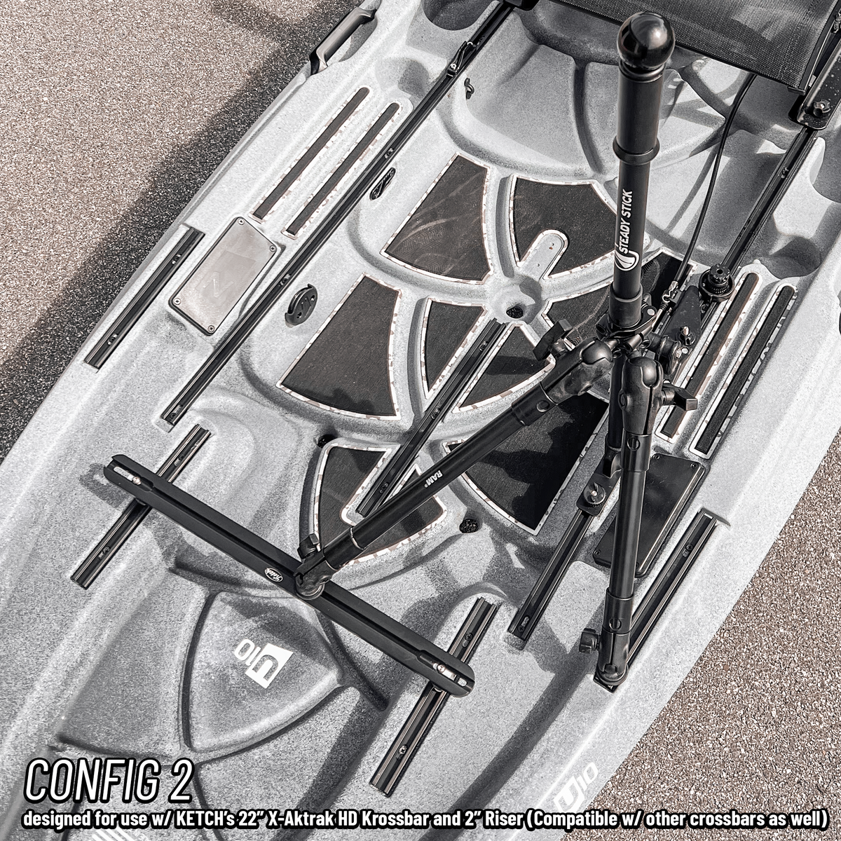 Steady Stick for NuCanoe U10 – Adjustable Stand-Assist System