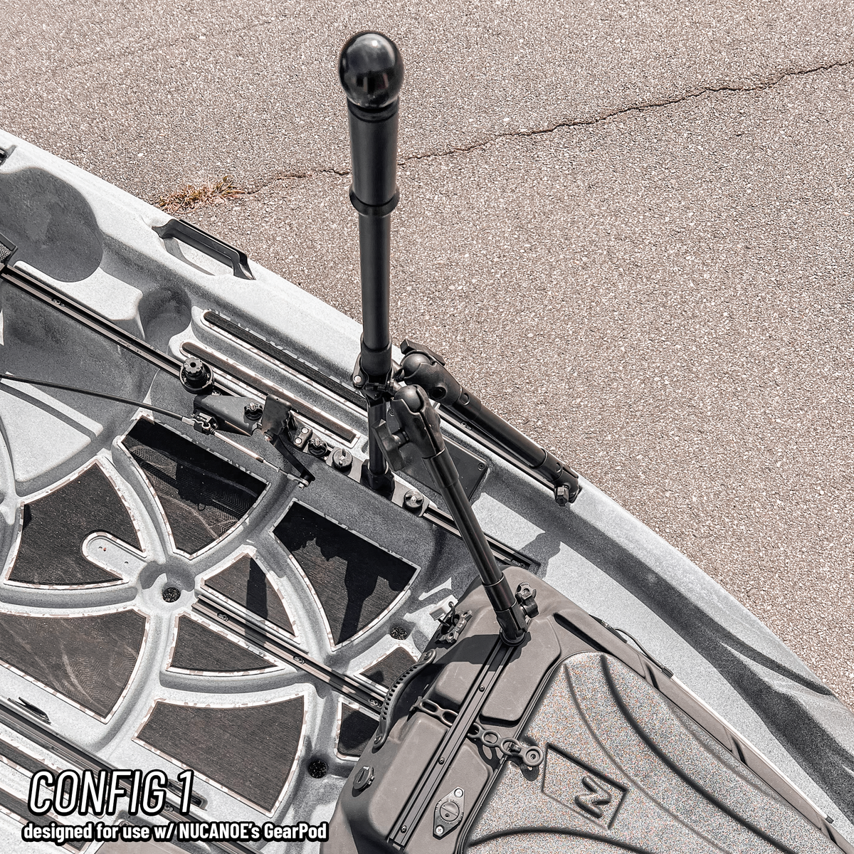Steady Stick for NuCanoe U10 – Adjustable Stand-Assist System