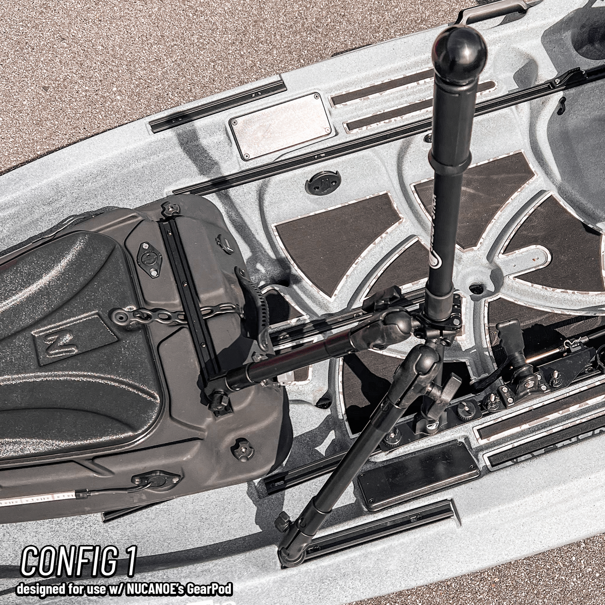 Steady Stick for NuCanoe U10 – Adjustable Stand-Assist System