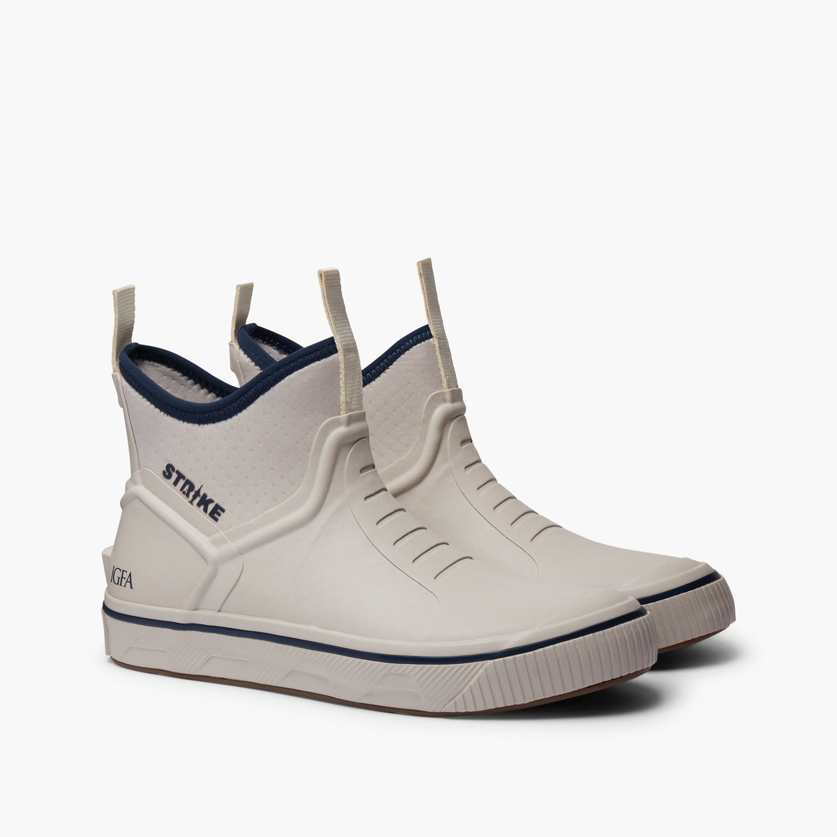 Strike Bigeye Waterproof Fishing Deck Boot - Off White