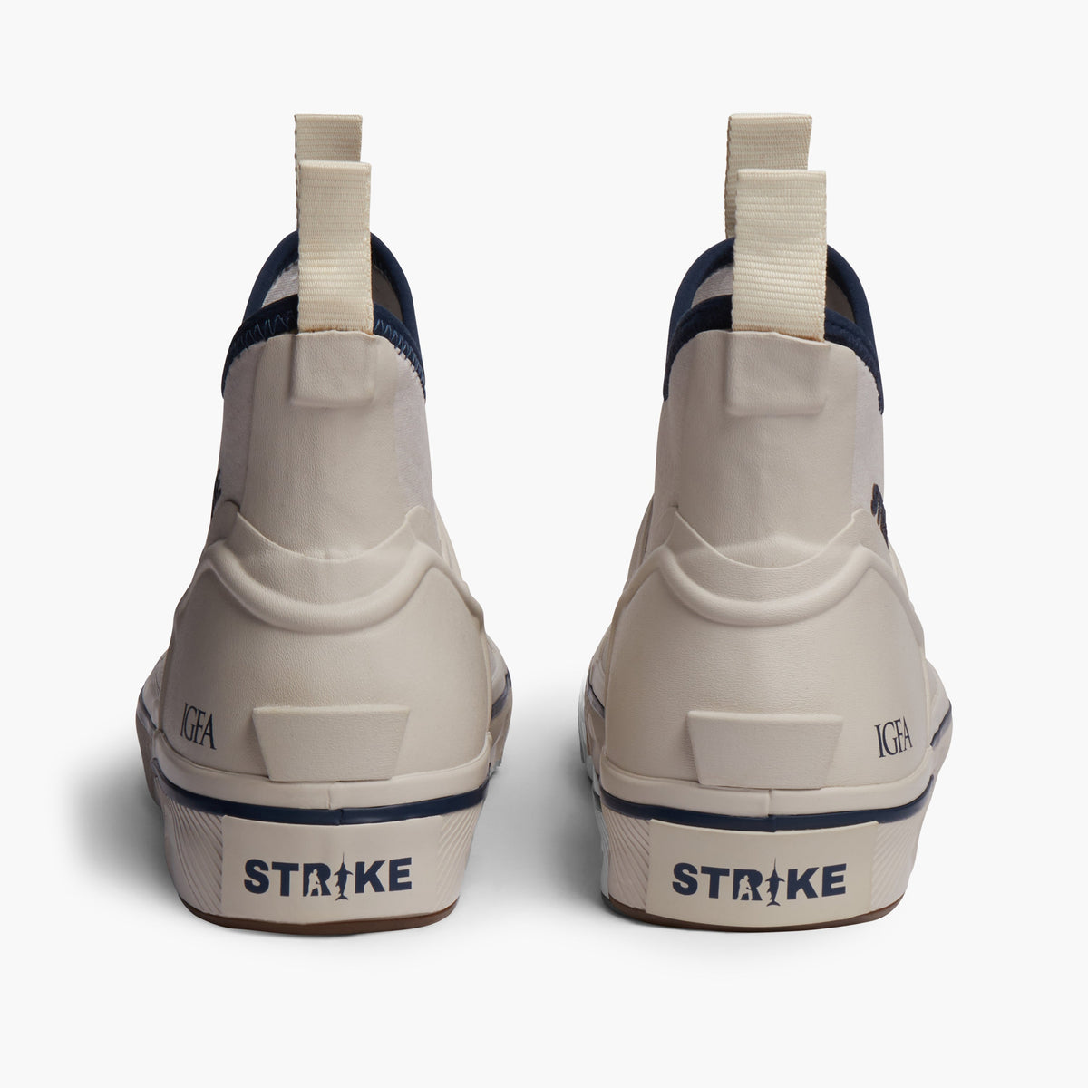 Strike Bigeye Waterproof Fishing Deck Boot - Off White