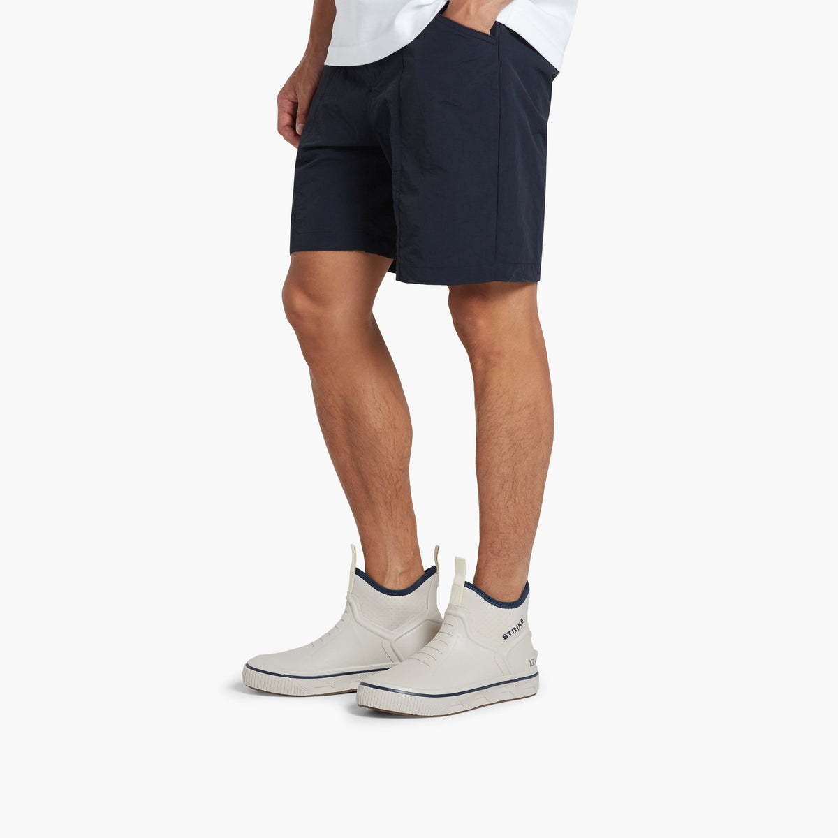 Strike Bigeye Waterproof Fishing Deck Boot - Off White