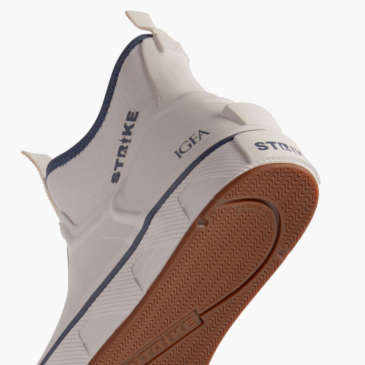 Strike Bigeye Waterproof Fishing Deck Boot - Off White