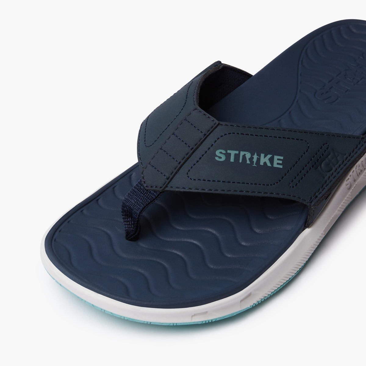 Strike Narrowtooth Fishing Flip Flop - Navy