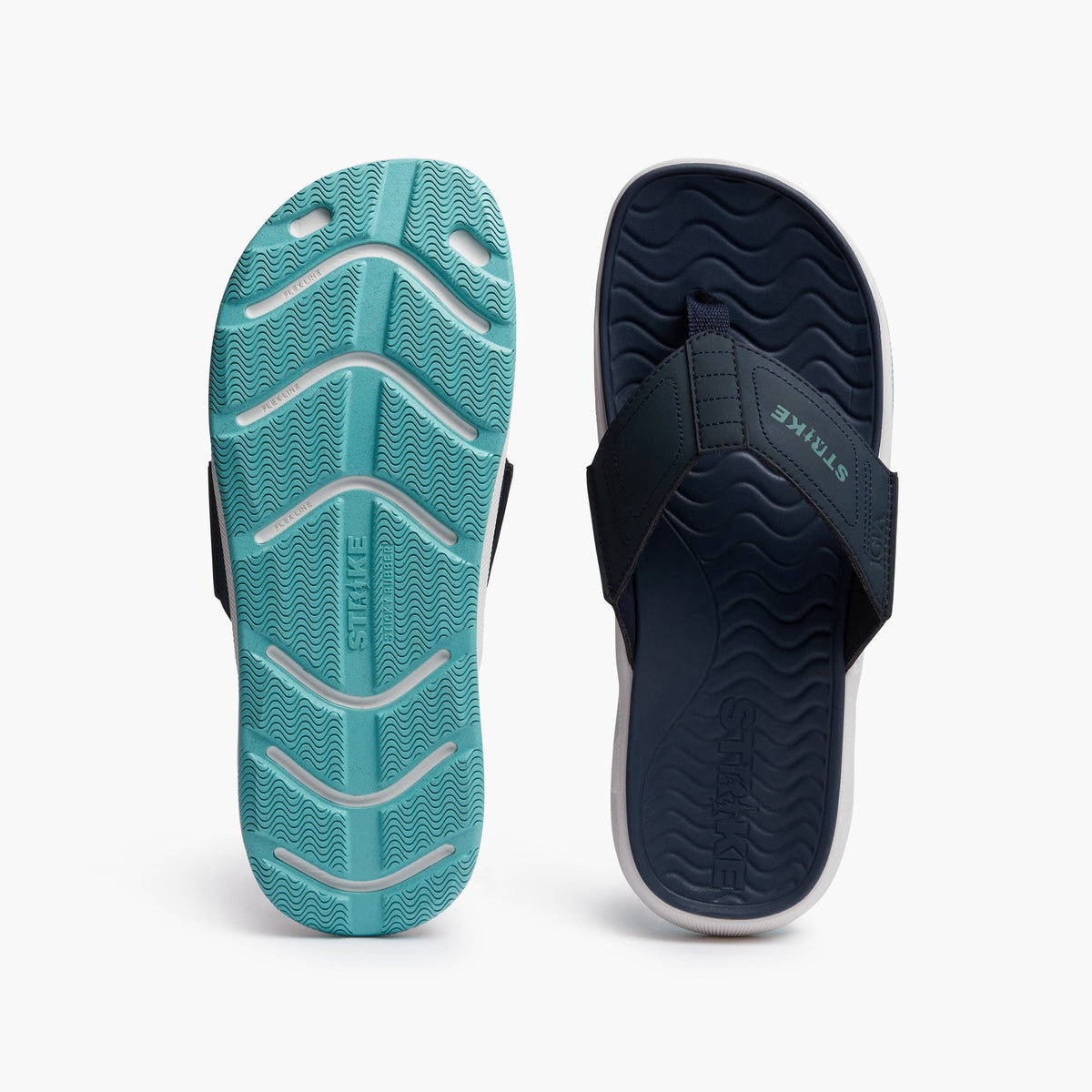 Strike Narrowtooth Fishing Flip Flop - Navy