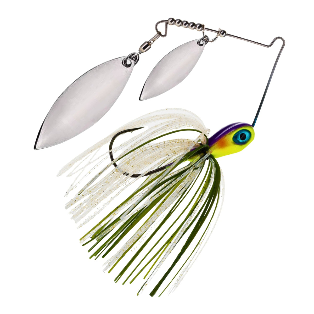 bass fishing spinnerbaits with double willow blades