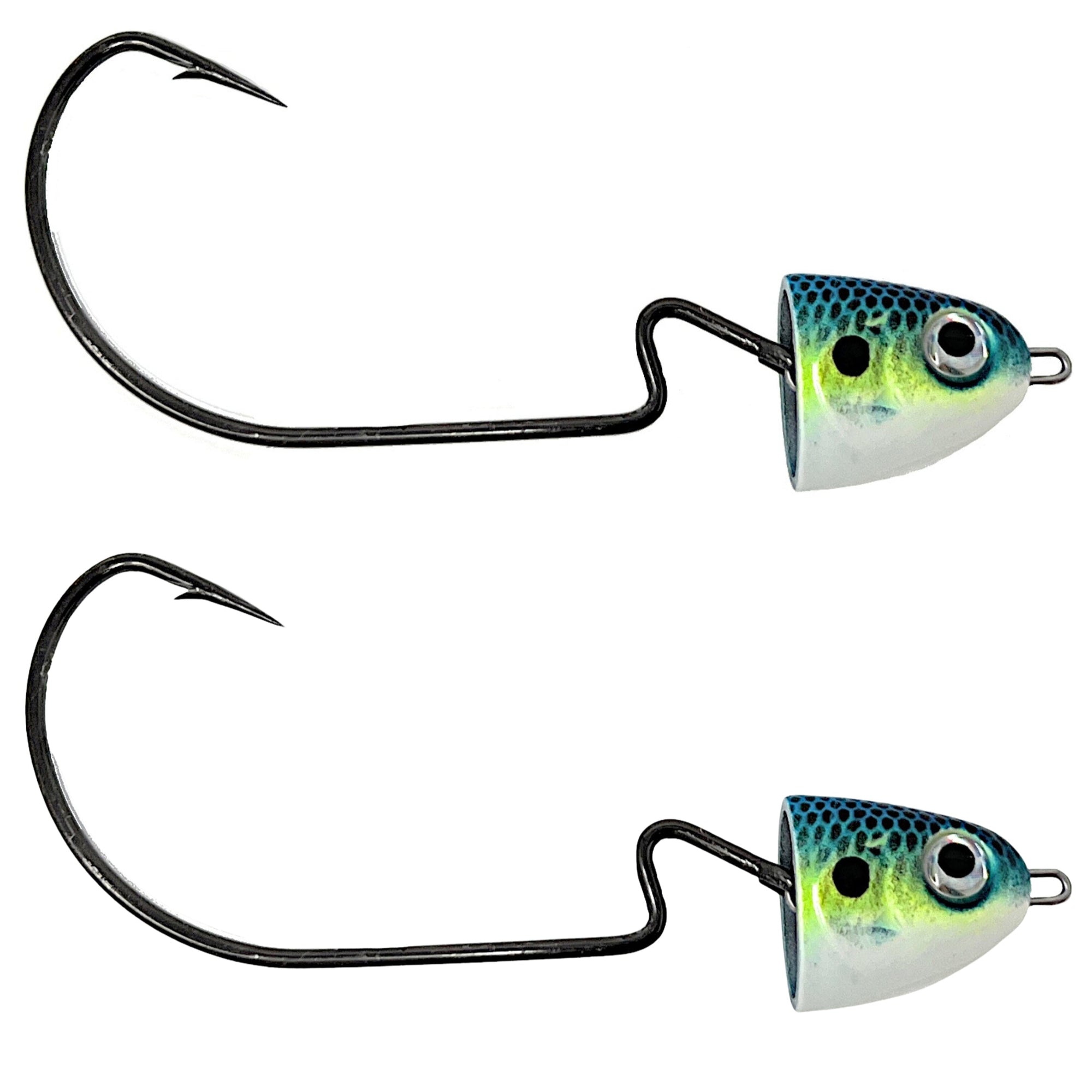Bass fishing swing jig with lifelike swim action