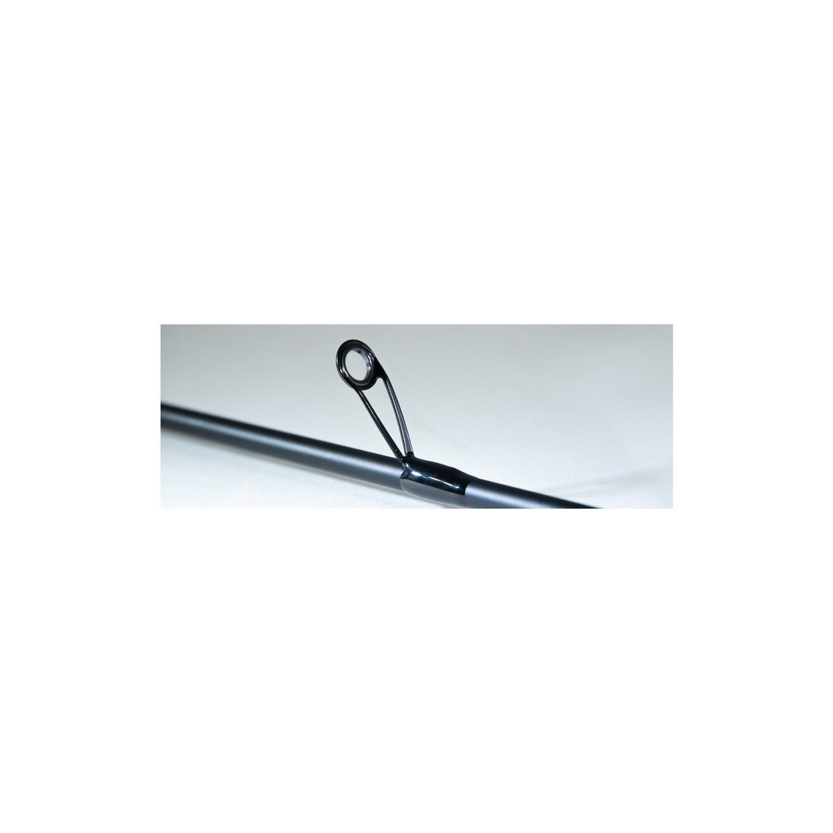 SiC guide closeup on sick stick spinning rod