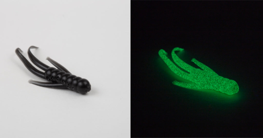 Freedom Baitz Radio Active Glow Soft Plastics