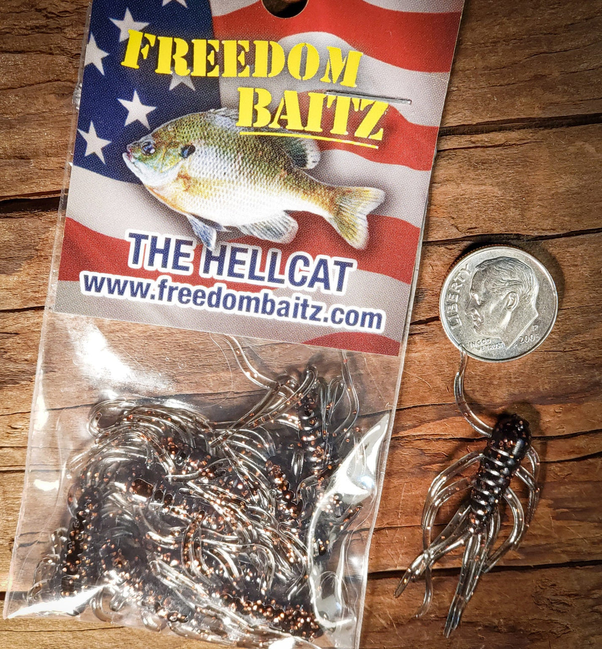 Freedom Baitz Hellcat Panfish Soft Plastic