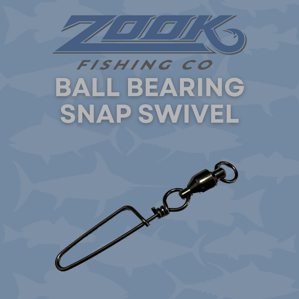 Zook Fishing Co. Ball Bearing Snap Swivel