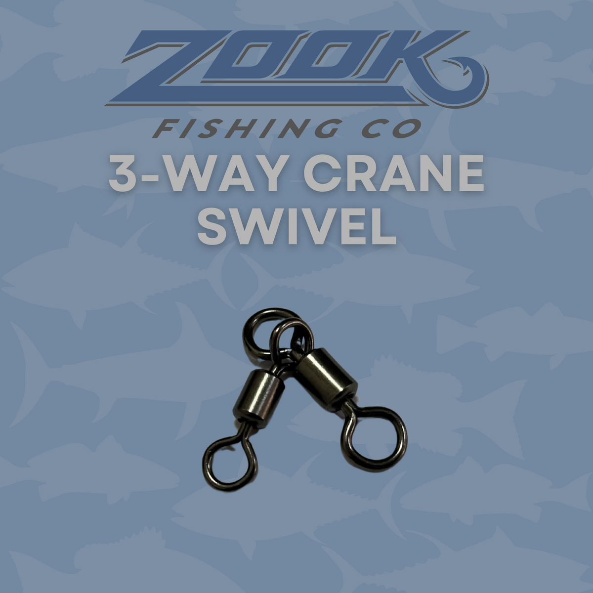 Zook Fishing Co. 3-Way Crane Swivel