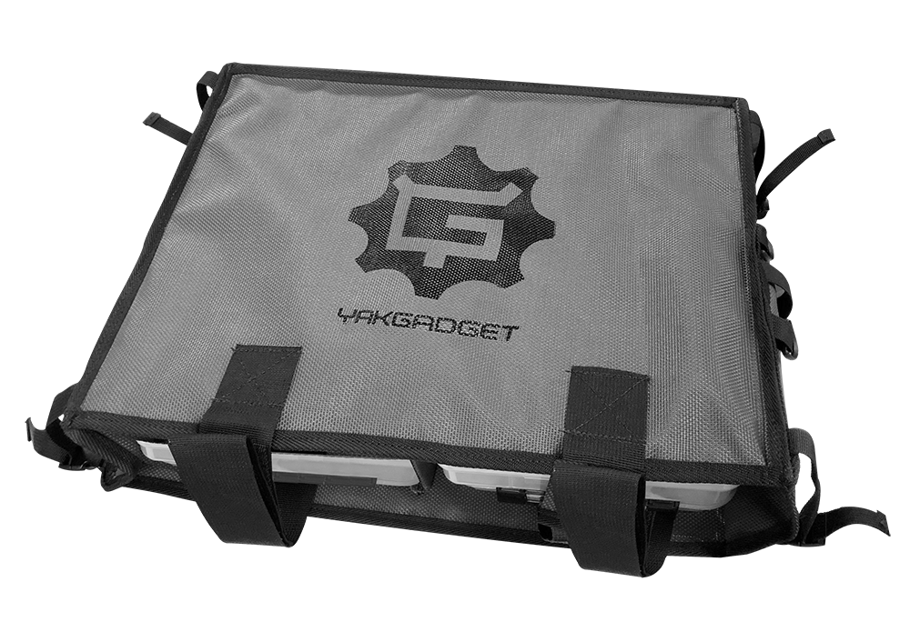 YakGadget QuadBox™ Flex Under Seat Kayak Storage System