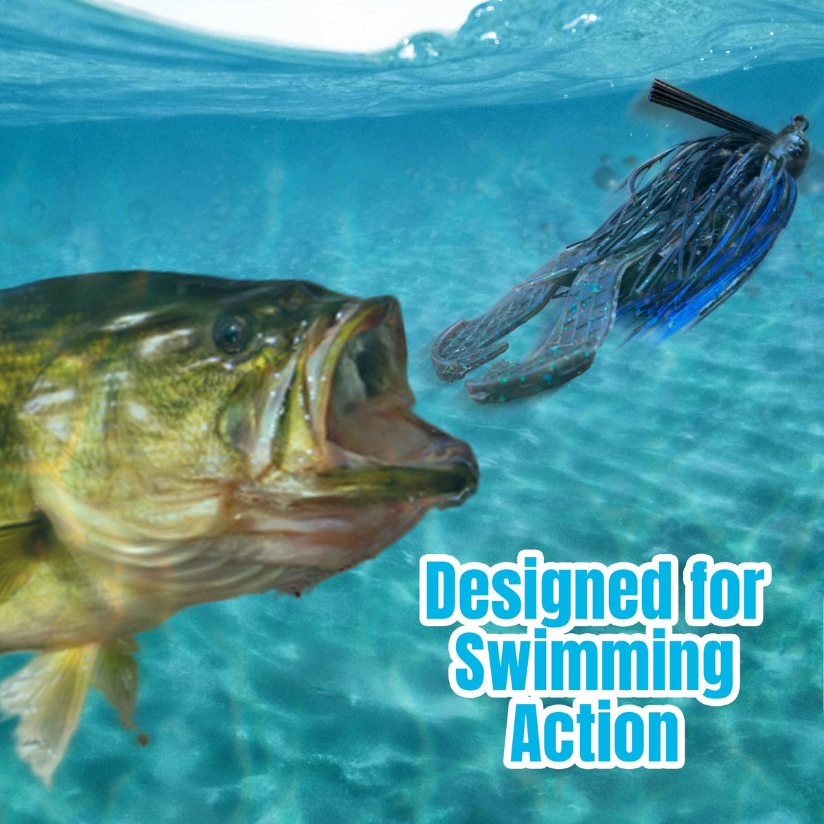 Reaction Tackle Lead Swim Jigs (3-Pack)