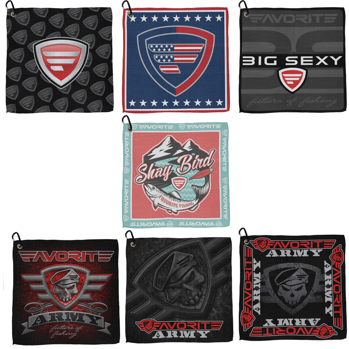 durable fishing towel for hands-free use