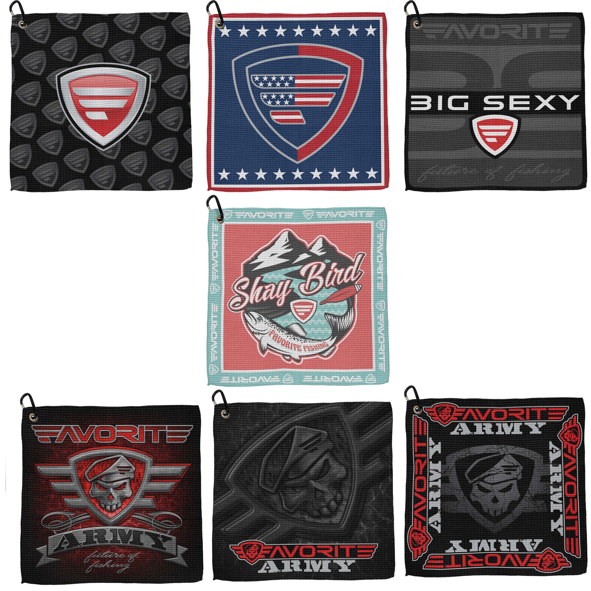 durable fishing towel for hands-free use