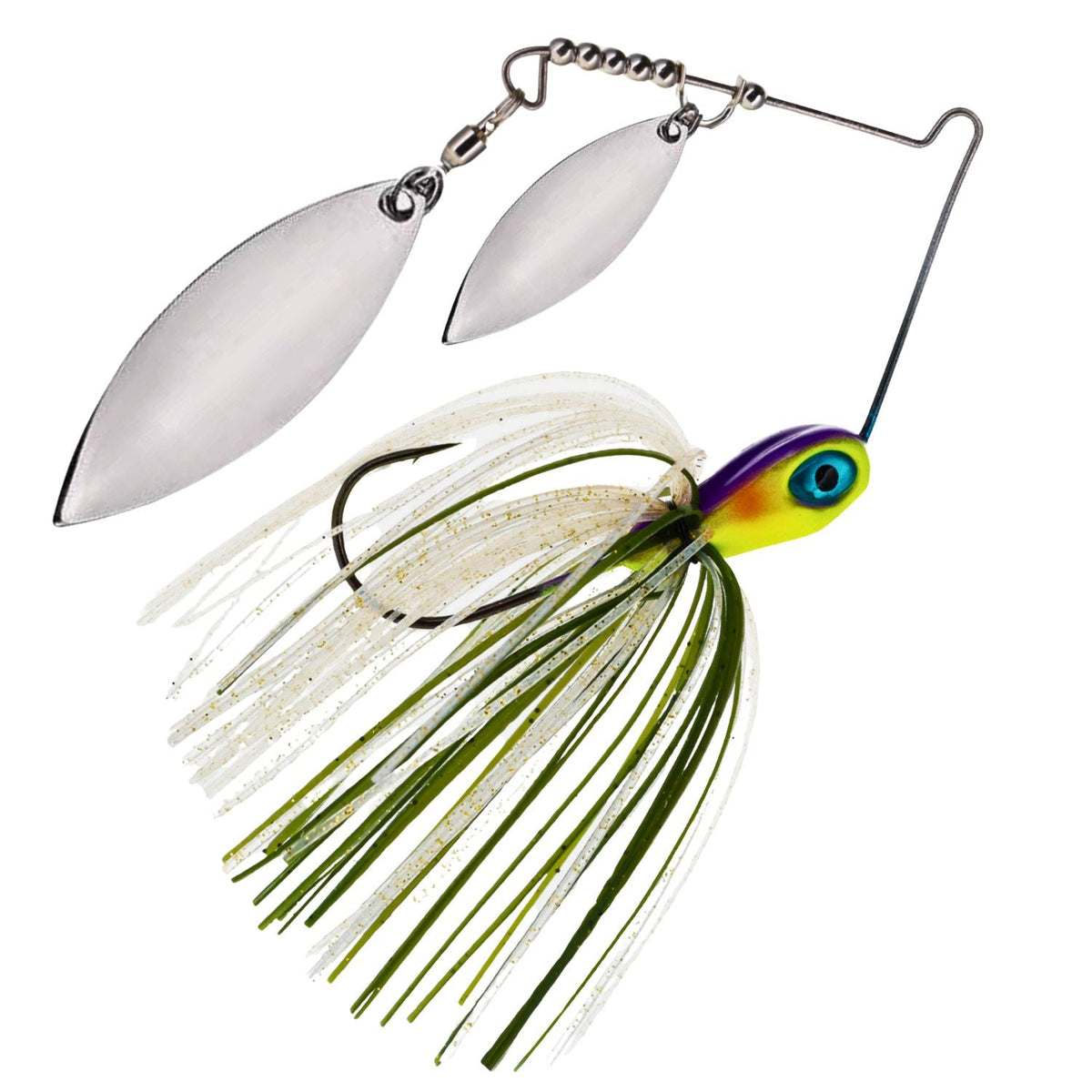 Reaction Tackle Tungsten Double Willow Spinnerbaits (2-Pack)
