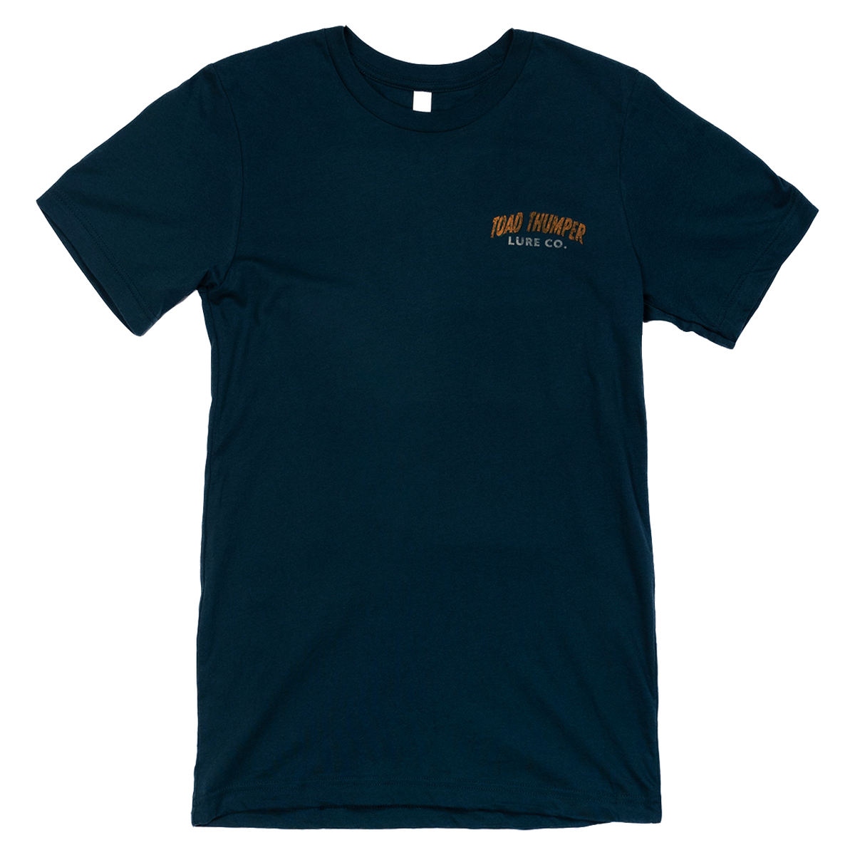 Toad Thumper Illustrated Graphic Fishing Tee – Light Navy SM-4XL