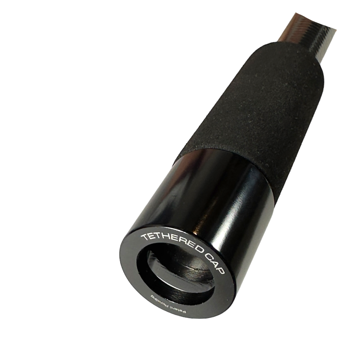 Close-up of YAKRODS magnetic tether system end cap