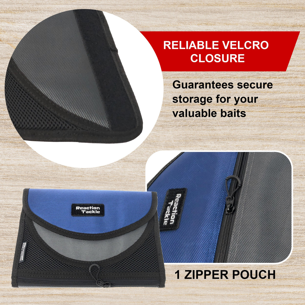 Reaction Tackle Medium Bait Binder Organizer for Soft Plastics